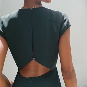 Used Aritzia Hampton’s Dress in Forrest Green (Excellent Condition)